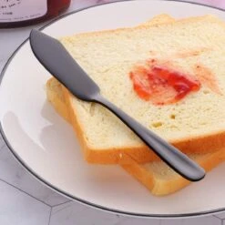 House Of Husk Botermesjes Set - Zwart - RVS - Botermes - Smeermessen - Tapas Mesjes - 6 Stuks -Keukenheld Verkoopwinkel 1200x1200 150