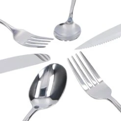 Deleca 12 Persoons Bestekset (72-delig) - Lepels, Messen, Vorken & Steakmessen - Vaatwasserbestendig - Zilver / RVS 17 Deleca 12 Persoons Bestekset (72-delig) - Lepels, Messen, Vorken & Steakmessen - Vaatwasserbestendig - Zilver / RVS -Keukenheld Verkoopwinkel 1200x1200 19