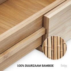 Gadgy Uitschuifbare Bestekbak - Uitschuifbare Bestekcassette Hout - Besteklade - Ladeverdeler - 6/8 Vakken - Bamboe -Keukenheld Verkoopwinkel 1200x1200 199