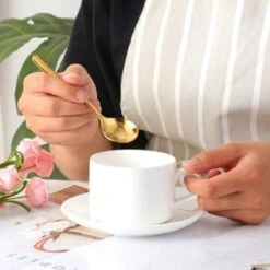 House Of Husk® Koffielepel Set - Theelepel - Koffielepeltjes - Espresso Lepeltjes - RVS - 12cm - 12 Stuks - Goud -Keukenheld Verkoopwinkel 1200x1200 239