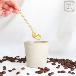 House Of Husk® Theelepels Set - Theelepeltjes - Koffielepels - Koffielepeltjes - RVS - 15cm - 6 Stuks - Goud -Keukenheld Verkoopwinkel 1200x1200 295