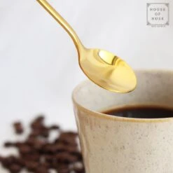 House Of Husk® Theelepels Set - Theelepeltjes - Koffielepels - Koffielepeltjes - RVS - 15cm - 6 Stuks - Goud -Keukenheld Verkoopwinkel 1200x1200 296