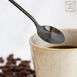 House Of Husk® Theelepels Set - Theelepeltjes - Koffielepels - Koffielepeltjes - RVS - 13cm - 12 Stuks - Zwart -Keukenheld Verkoopwinkel 1200x1200 300