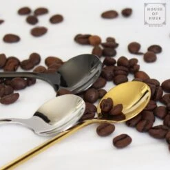 House Of Husk® Theelepels Set - Theelepeltjes - Koffielepels - Koffielepeltjes - RVS - 13cm - 12 Stuks - Zwart -Keukenheld Verkoopwinkel 1200x1200 304