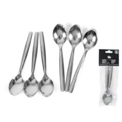 Merkloos Excellent Houseware RVS Theelepels Set 6 Stuks -Keukenheld Verkoopwinkel 1200x1200 305