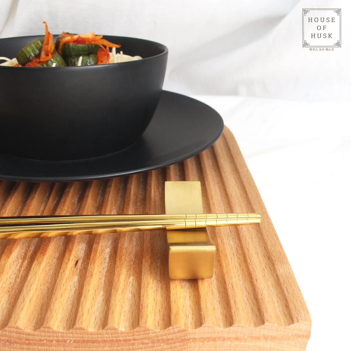 House Of Husk Chopsticks Set - Koreaanse Eetstokjes - Vaatwasserbestendig - RVS - 5 Paar - Goud 5 House Of Husk Chopsticks Set - Koreaanse Eetstokjes - Vaatwasserbestendig - RVS - 5 Paar - Goud - Afbeelding 5