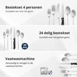 Veluw Bestekset 4 Persoons - Barcelona Bestekset 24 Delig - RVS 18/0 14 Veluw Bestekset 4 Persoons - Barcelona Bestekset 24 Delig - RVS 18/0 -Keukenheld Verkoopwinkel 1200x1200 35