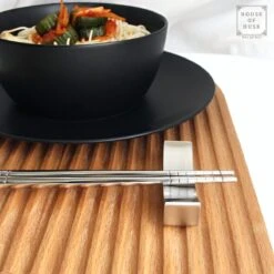 House Of Husk Chopsticks Set - Koreaanse Eetstokjes - Vaatwasserbestendig - RVS - 5 Paar - Zilver -Keukenheld Verkoopwinkel 1200x1200 351
