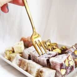 House Of Husk® Gouden Gebaksvorkjes - Dessertvorken - Taartvorkjes - Cocktailvorken - Klein Vorkjes - 12 Stuks - RVS - 14cm -Keukenheld Verkoopwinkel 1200x1200 379