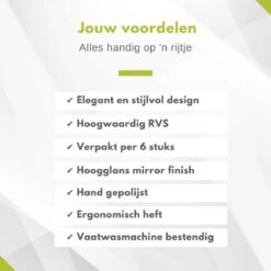 Hendi Tafelvork - Profi Line Tafelvorken - 20,5cm - RVS 18/0 ( Set Van 6 ) -Keukenheld Verkoopwinkel 1200x1200 384