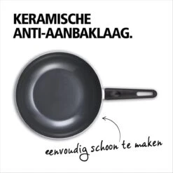 BRABANTIA INDU+ Wokpan - Keramische Antiaanbaklaag - Ø 28 Cm - Inductie - Pfas Vrij -Keukenheld Verkoopwinkel 1200x1200 530