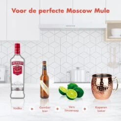 KitchenBrothers Moscow Mule Bekers - Met Rietjes - 4 Stuks - Verkoperd - 500ML -Keukenheld Verkoopwinkel 1200x1200 568