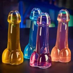 MikaMax Piemel Glas - Shotglas Penis - Cocktail Glas - Alcohol - Grappig Cadeau - Vrijgezellenfeest - Drankspel - 150 Ml - 5.5 X 5.5 X 15 Cm - Transparant - Glas -Keukenheld Verkoopwinkel 1200x1200 613
