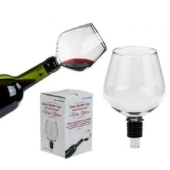 MikaMax Wijnfles Glas XXL - Groot Wijnglas - Past Standaard Kurk Op - 750ml -Keukenheld Verkoopwinkel 1200x1200 637