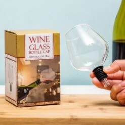 MikaMax Wijnfles Glas XXL - Groot Wijnglas - Past Standaard Kurk Op - 750ml -Keukenheld Verkoopwinkel 1200x1200 640