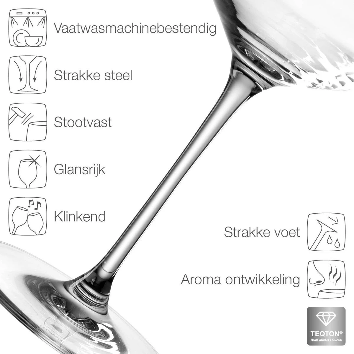 Leonardo Puccini Burgundy Wijnglas Groot - Hoogte 23 Cm - 6 Stuks 5 Leonardo Puccini Burgundy Wijnglas Groot - Hoogte 23 Cm - 6 Stuks - Afbeelding 5