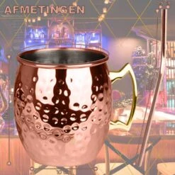 Toivo Moscow Mule Bekers Deluxe 2 Stuks - Brons - 500 Ml - Inclusief RVS Rietjes - Cocktailglas - Bekers -Keukenheld Verkoopwinkel 1200x1200 748