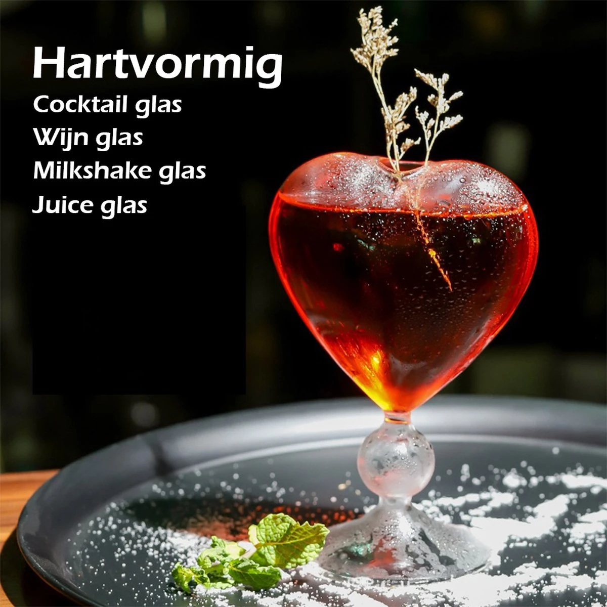 Malinsi Cocktail Glazen Hartvorm - 2 Stuks - Liefde Cocktailglazen - 200ml Ook Beschikbaar In Cocktailset - Gin Tonic Set - Liefde - Housewarming Cadeau Voor Man & Vrouw 4 Malinsi Cocktail Glazen Hartvorm - 2 Stuks - Liefde Cocktailglazen - 200ml Ook Beschikbaar In Cocktailset - Gin Tonic Set - Liefde - Housewarming Cadeau Voor Man & Vrouw - Afbeelding 4
