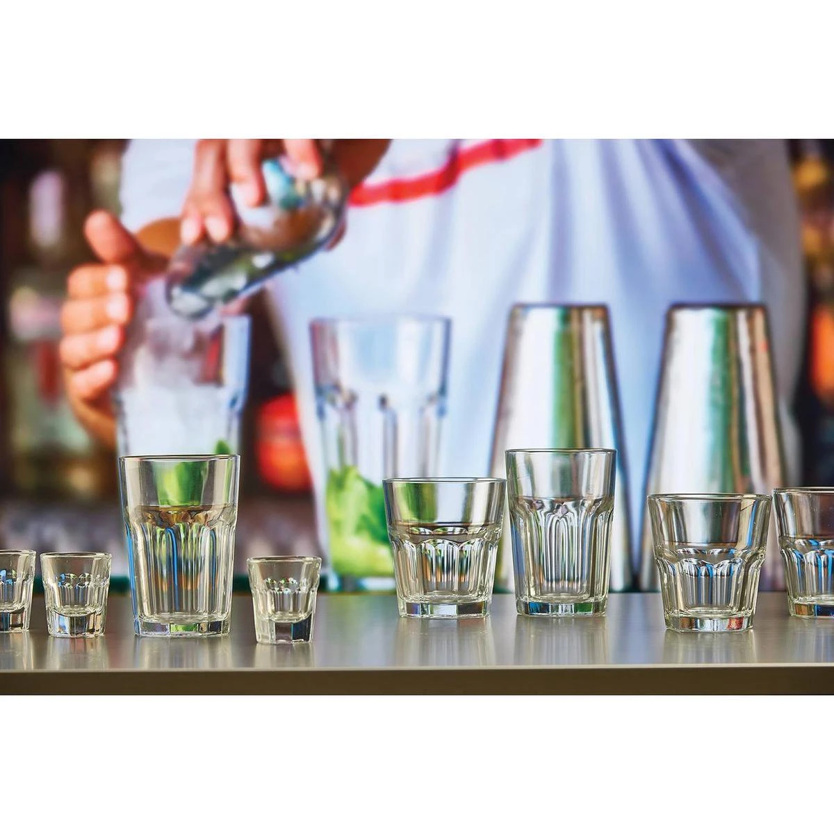 Mammoet Casablanca Tumblerglas - 200ml - 9cm - 12 Stuks 3 Mammoet Casablanca Tumblerglas - 200ml - 9cm - 12 Stuks - Afbeelding 3