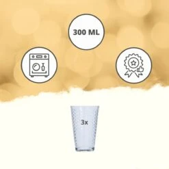 Orange85 Drinkglazen - Set Van 3 - Lichtgrijs - 30 Cl - Limonadeglazen - Vaatwasbestendig - Glaswerk -Keukenheld Verkoopwinkel 1200x1200 774