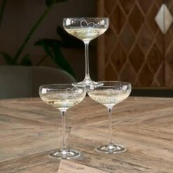 Riviera Maison Champagnecoupe, ChampagneGlas With Love Coupe - Transparant - Glas 400 Ml - 1 Stuk -Keukenheld Verkoopwinkel 1200x1200 811