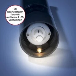 IGOODS Keramiek Elektrische Pepermolen En Zoutmolen - Pepermolen - Zoutmolen - 2 Stuks- Wit -Keukenheld Verkoopwinkel 1200x1200 849