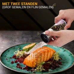 Pepermolen - Peper En Zoutmolen Set - Comfortabele Grip - Stevig Materiaal 10 Pepermolen - Peper En Zoutmolen Set - Comfortabele Grip - Stevig Materiaal -Keukenheld Verkoopwinkel 1200x1200 860