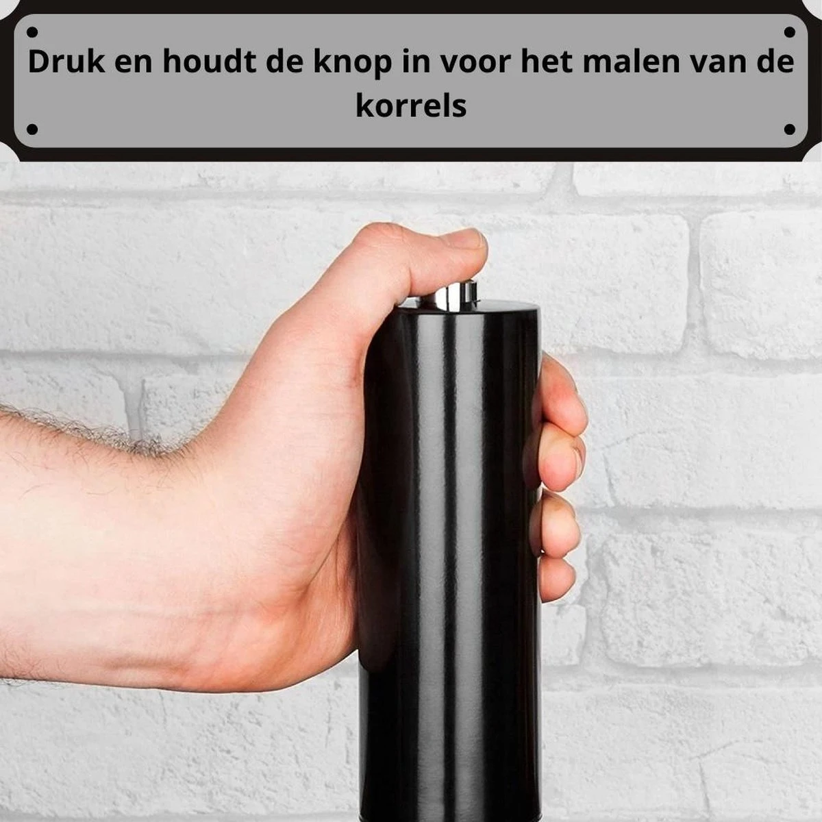 Allkinds Elektrische Peper En Zoutmolen Set - Peper En Zoutstel Elektrisch - Keukengerei - Batterij - Lichtgevend - RVS - Mat Zwart 7 Allkinds Elektrische Peper En Zoutmolen Set - Peper En Zoutstel Elektrisch - Keukengerei - Batterij - Lichtgevend - RVS - Mat Zwart - Afbeelding 7