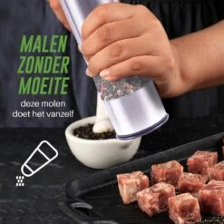 Peper En Zoutmolen Set - Elektrisch - Pepermolen - Zoutmolen - Set Van 2 Stuks -Keukenheld Verkoopwinkel 1200x1200 888