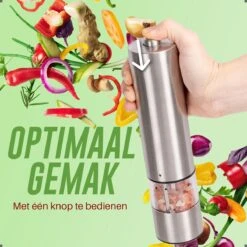 Peper En Zoutmolen Set - Elektrisch - Pepermolen - Zoutmolen - Set Van 2 Stuks -Keukenheld Verkoopwinkel 1200x1200 892