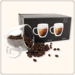 OTIX Dubbelwandige Koffieglazen - Koffiekopjes - 180 Ml - Set Van 4 - Transparant - Latte Macchiato Glazen 16 OTIX Dubbelwandige Koffieglazen - Koffiekopjes - 180 Ml - Set Van 4 - Transparant - Latte Macchiato Glazen -Keukenheld Verkoopwinkel 1200x1200 928
