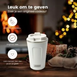 LaCardia Koffiebeker To Go Premium Wit – Thermosbeker – Theebeker – 380ML – Herbruikbaar 19 LaCardia Koffiebeker To Go Premium Wit – Thermosbeker – Theebeker – 380ML – Herbruikbaar -Keukenheld Verkoopwinkel 1200x1200 940