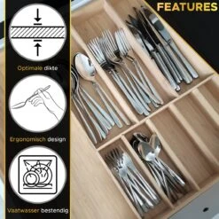 Toivo Kitchen Bestekset 4 Persoons - 24 Delig - Lepels Messen Vorken & Steakmessen - Vaatwasserbestendig - Zilver / RVS - Serviessets -Keukenheld Verkoopwinkel 1200x1200 96