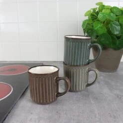 OTIX Koffiekopjes - Met Oor - Set Van 4 - Aardewerk - 250 Ml -Keukenheld Verkoopwinkel 1200x1200 972