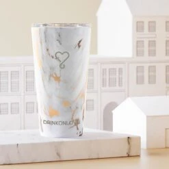 DRINKONLOVE - SHAKEY GOLD - Drinkbeker Met Rietje - RVS - 480 Ml -Keukenheld Verkoopwinkel 1200x1200 986