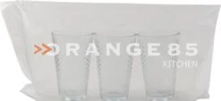 Orange85 Drinkglazen - Set Van 3 - Lichtgrijs - 30 Cl - Limonadeglazen - Vaatwasbestendig - Glaswerk -Keukenheld Verkoopwinkel 1200x547