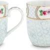 Pip Studio Blushing Birds White - Set Van 2 Mokken 145 Ml - Porselein