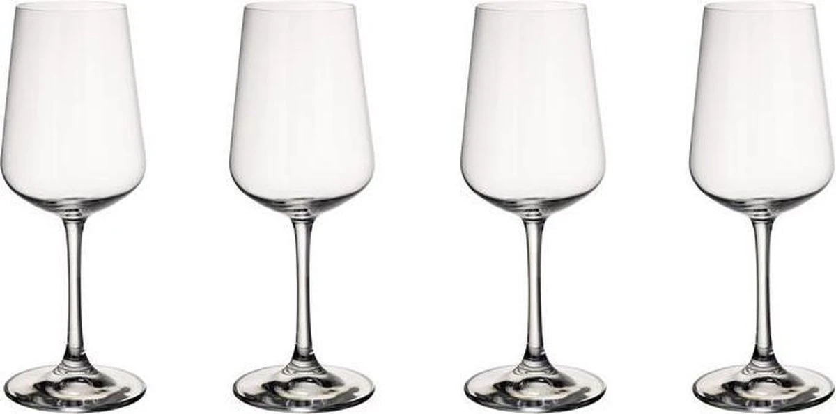 Villeroy & Boch Ovid Witte Wijnglas - 4 Stuks - Glas 3 Villeroy & Boch Ovid Witte Wijnglas - 4 Stuks - Glas - Afbeelding 3
