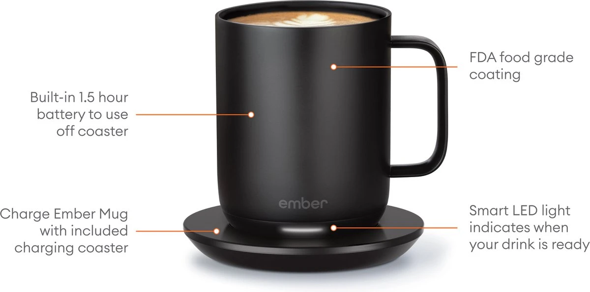Ember Mug2 (Black) 4 Ember Mug2 (Black) - Afbeelding 4