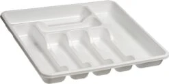 Kunststof Bestekbak/bestekhouder 7-vaks Wit 42 X 39 Cm - Keukenlade/besteklade Inzetbakken -Keukenheld Verkoopwinkel 1200x597