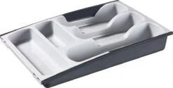 Curver Bestekbak - 5 Vaks - Uitschuifbaar Naar 7 Vaks - 42x30/52x6 Cm
