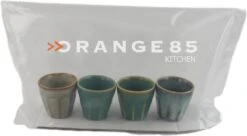 Orange85 Espresso Kopjes - Set Van 4 - Porselein - Hittebestendig - 90 Ml - Rond - Espresso - Mokken - Glazen - Koffiekopjes -Keukenheld Verkoopwinkel 1200x663