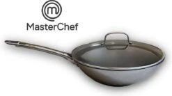MasterChef / Jumbo - Wokpan - Met Glazen Deksel - 28 Cm - Inductie -Keukenheld Verkoopwinkel 1200x671 1