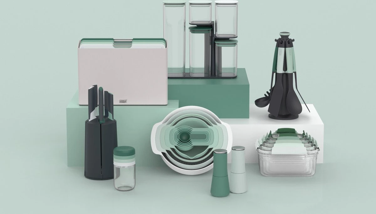 Zout- En Pepermolen, Groen, Set Van 2 Stuks - Joseph Joseph | Editions 9 Zout- En Pepermolen, Groen, Set Van 2 Stuks - Joseph Joseph | Editions - Afbeelding 9