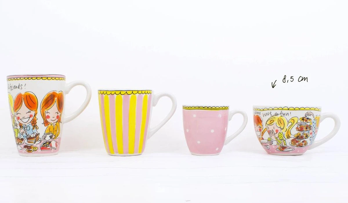 Blond Amsterdam - Even Bijkletsen - Kop - Roze - Hart - 0,35L 5 Blond Amsterdam - Even Bijkletsen - Kop - Roze - Hart - 0,35L - Afbeelding 5