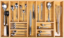 Grote Bestekbak Bamboe 81x47CM - Coninx Besteklade - Opbergbak - Duurzaam - Bamboe - Voor Laden Vanaf 47cm Diep 11 Grote Bestekbak Bamboe 81x47CM - Coninx Besteklade - Opbergbak - Duurzaam - Bamboe - Voor Laden Vanaf 47cm Diep -Keukenheld Verkoopwinkel 1200x711