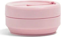 STOJO - Opvouwbare Beker - To Go - Roze - 237ml (8oz) - Herbruikbaar -Keukenheld Verkoopwinkel 1200x721 1