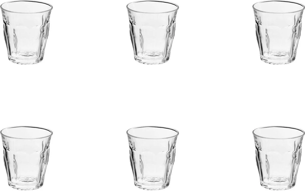 Duralex Picardie Waterglas - 220ml - Gehard Glas - 6 Stuks 20 Duralex Picardie Waterglas - 220ml - Gehard Glas - 6 Stuks - Afbeelding 20