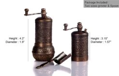 Zout En Pepermolen Set - Kruidenmolen - Pepermolen Molen - Pepermolen - Kruidenmolen - Zoutmolen - Koffiebonenmolen - Kruidenmolen Handleiding - (Antiek Koper) -Keukenheld Verkoopwinkel 1200x765 2