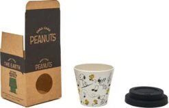Quy Cup - 90ml Ecologische Reis Beker - Espressobeker “Peanuts Snoopy Music” Met Zwarte Siliconen Deksel 16 Quy Cup - 90ml Ecologische Reis Beker - Espressobeker “Peanuts Snoopy Music” Met Zwarte Siliconen Deksel -Keukenheld Verkoopwinkel 1200x768 3